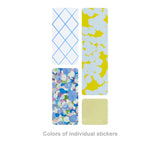 COFFRET Cosmetic Motif Sticker BAR Chiffon Yellow