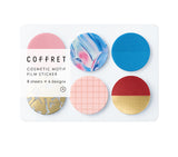 COFFRET Cosmetic Motif Sticker CIRCLE Pink Float