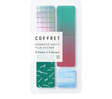 COFFRET Cosmetic Motif Sticker BAR Forest Green