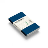 Leuchtturm1917 Jottbook pur (A6), 64 numbered pages, Plain, Indigo, pack of 3