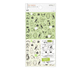 MIDORI Chat Sticker 2593 Birds