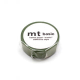 MT Basic Washi Tape 7m Matte Olive Green