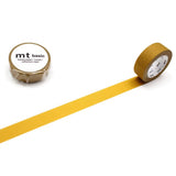 MT Basic Washi Tape 7m Matte Mustard