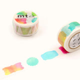 MT EX Washi Tape 7m Label Watercolor