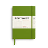 Leuchtturm 1917 Notebook Medium (A5), Hardcover, 251 numbered pages, Moss, Dotted