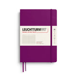 Leuchtturm 1917 Notebook Medium (A5), Hardcover, 251 numbered pages, Burgundy, Ruled