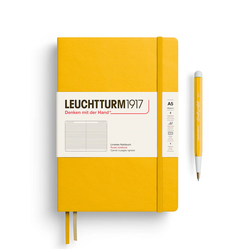 LEUCHTTURM1917 Notebook A5 Hardcover Sunflower Ruled