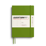 Leuchttum 1917 Notebook Medium (A5), Softcover, 123 numbered pages, Moss, Dotted