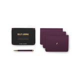 Leuchtturm1917 Bullet Journal Pocket, 46 numbered double pages, Dotted, Purple26, pack of 3
