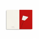Leuchtturm1917 Jottbook pur (A5), 80 numbered pages, Plain, Cherry, pack of 3