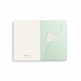Leuchtturm1917 Jottbook pur (A5), 80 numbered pages, Plain, Mint Green, pack of 3