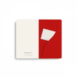 Leuchtturm1917 Jottbook pur (A6), 64 numbered pages, Plain, Cherry, pack of 3