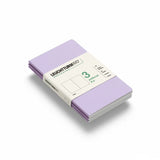 Leuchtturm1917 Jottbook pur (A6), 64 numbered pages, Dotted, Lilac, pack of 3