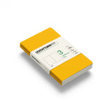 Leuchtturm1917 Jottbook pur (A6), 64 numbered pages, Dotted, Sunflower, pack of 3