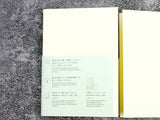 MD Notebook Light 3pcs Pack A6 Blank