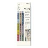 MIDORI Connecting Pen Join Liner Grayish Tone Set (3 Colors)