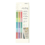 MIDORI Connecting Pen Join Liner Light Tone Set (3 Colors)