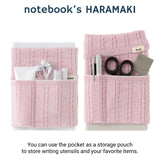 MIDORI Notebook's Haramaki A6~B6 Baby Pink