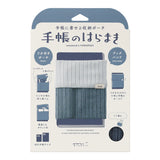 MIDORI Notebook's Haramaki A6~B6 Two-Tone Gray