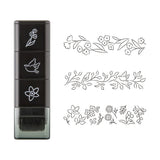 MIDORI Paintable Stamp Roller Plant
