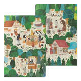MD Yuru Log Notebook B6 Forest Animal A
