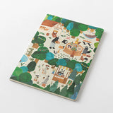 MD Yuru Log Notebook B6 Forest Animal A