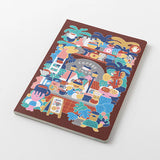MD Yuru Log Notebook B6 Coffee Shop