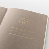 MD Yuru Log Notebook B6 Motif Textile A