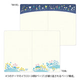 MD Yuru Log Notebook B6 Floral