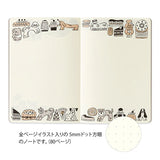 MD Yuru Log Notebook B6 Sweet & Animals