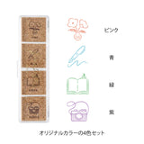 MIDORI Yuru Log Paintable Stamp Pre-inked Daily Life