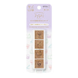 MIDORI Yuru Log Paintable Stamp Pre-inked Daily Life