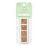 MIDORI Yuru Log Paintable Stamp Pre-inked Frame