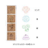 MIDORI Yuru Log Paintable Stamp Pre-inked Sweet