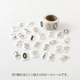 MD Yuru Log Roll Sticker Numbers