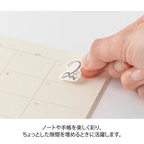 MD Yuru Log Roll Sticker Numbers