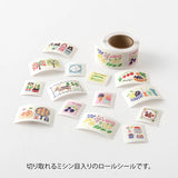 MD Yuru Log Roll Sticker Stamps
