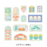 MD Yuru Log Roll Sticker Window Views