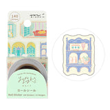 MD Yuru Log Roll Sticker Window Views