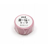 MT KakuKaku Washi Tape Write & Draw Pastel Pink