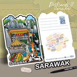 PCC Malaysia Gotochi Shaped Card Sarawak