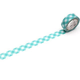 MT Deco Washi Tape Thick Checkered Green