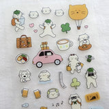 SUATELIER Daily Deco Sticker - Cat's Travel Log