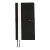 HOBONICHI TECHO 2024 Weeks [ENG] White Line Black