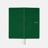 HOBONICHI TECHO 2024 Weeks [ENG] Smooth Forest Green