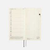 HOBONICHI TECHO 2024 Weeks [ENG] White Line Ivory