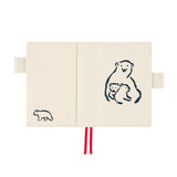 HOBONICHI TECHO 2023 Original/Planner Set [ENG] A6 Izumi Shiokawa: Polar Bear Tender Heart