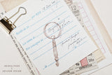 JIEYANOW ATELIER Rubber Stamp Magnifying Glass
