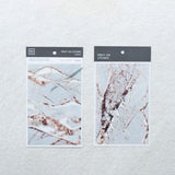 MU Craft Print-On Sticker Marble Cracked 002