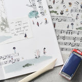 MU Craft Print-On Sticker Music Notes 078